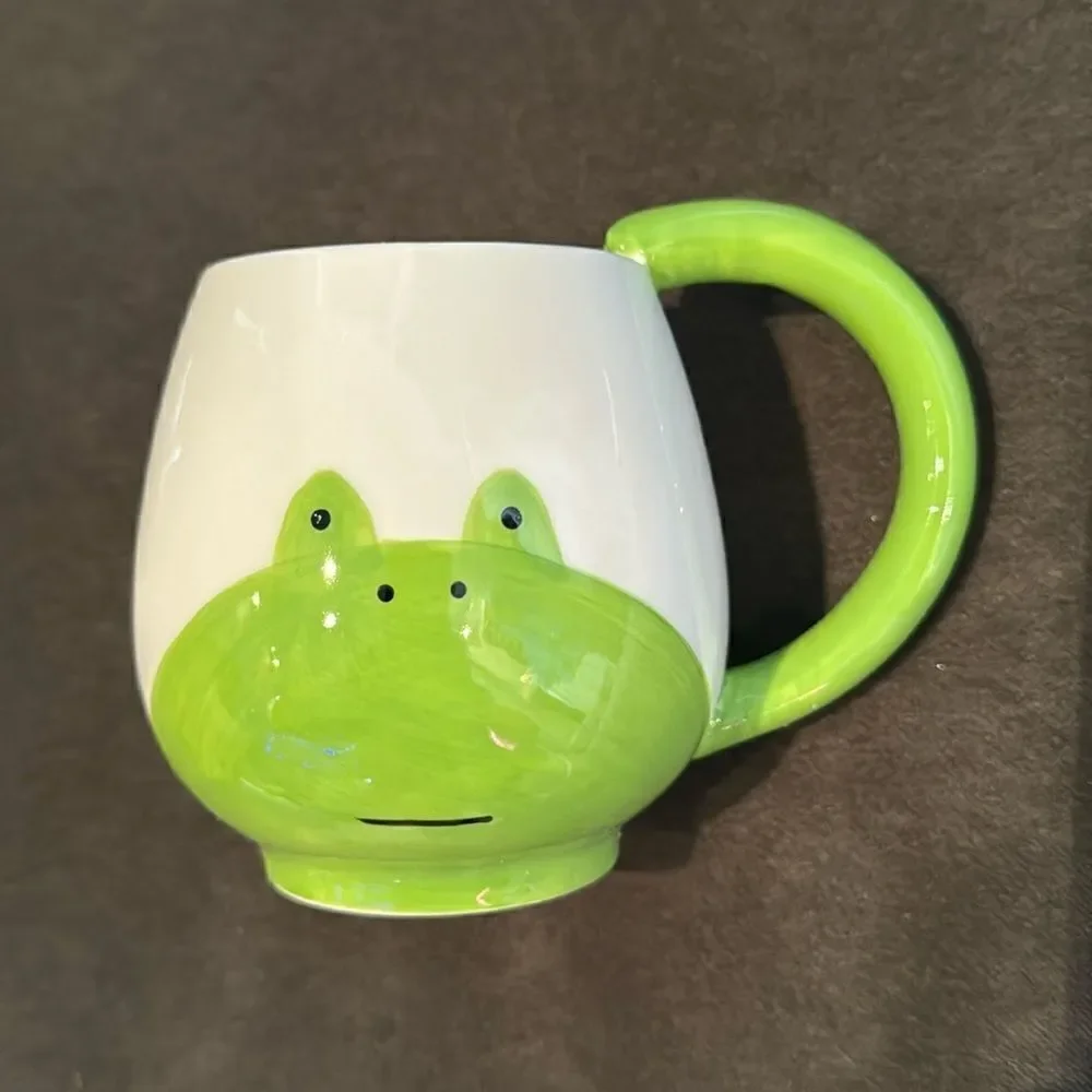 Frog Mug and Spoon Gift Set 15oz NEW